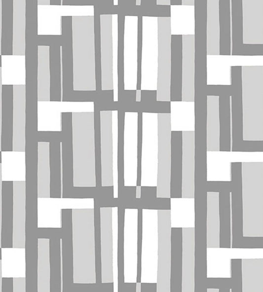 Attika Wallpaper by Marimekko Grey