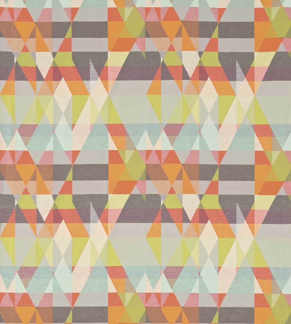 Axis Fabric by Scion Tangerine / Citrus