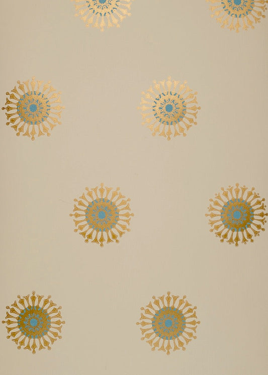 Aztec Wallpaper by Watts 1874 in Tew Cream