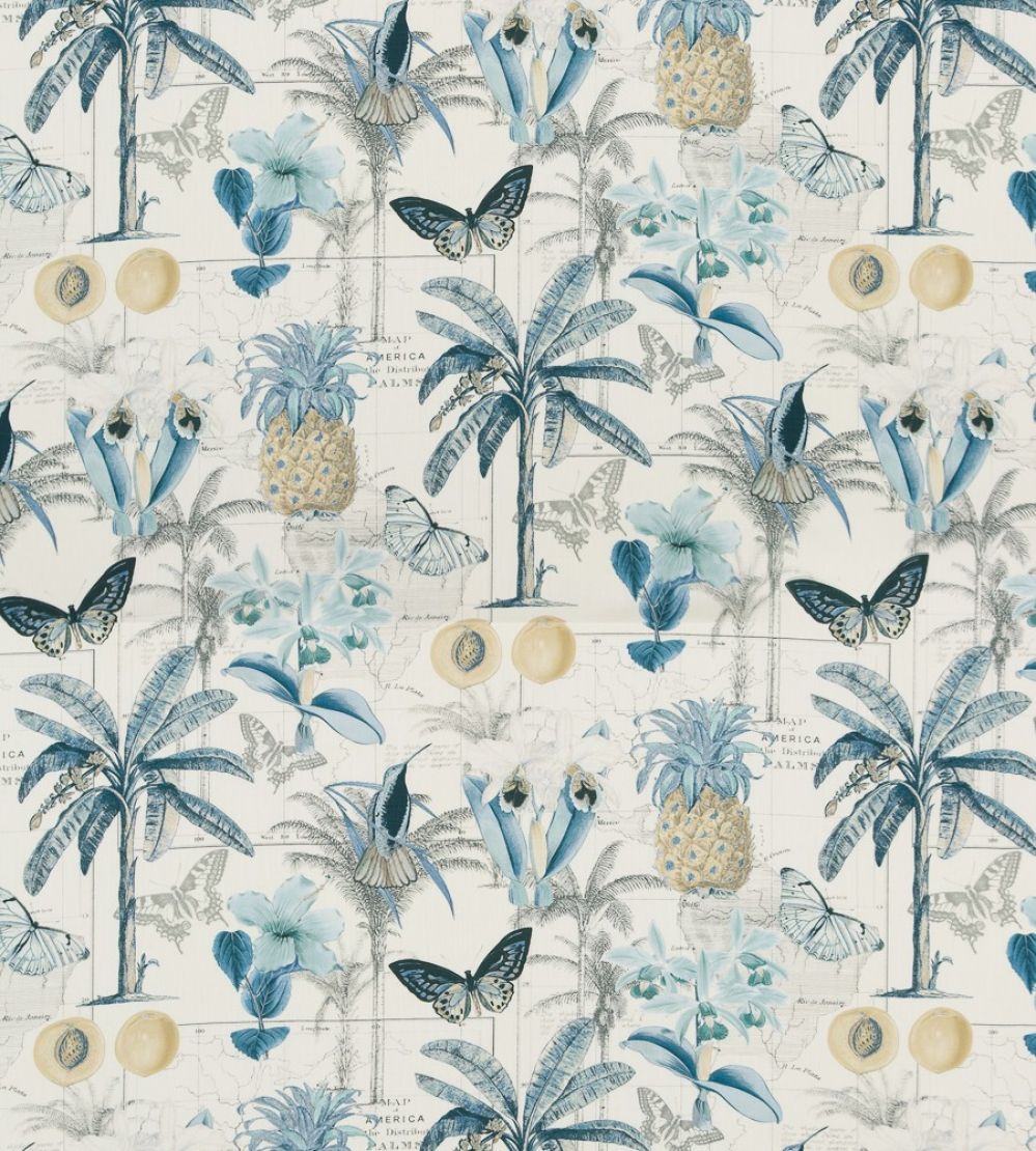 Orinoco Fabric by Baker Lifestyle Blue