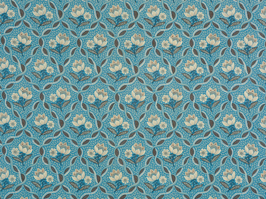 Balmoral Fabric by Le Manach in Bleu (L2290004)