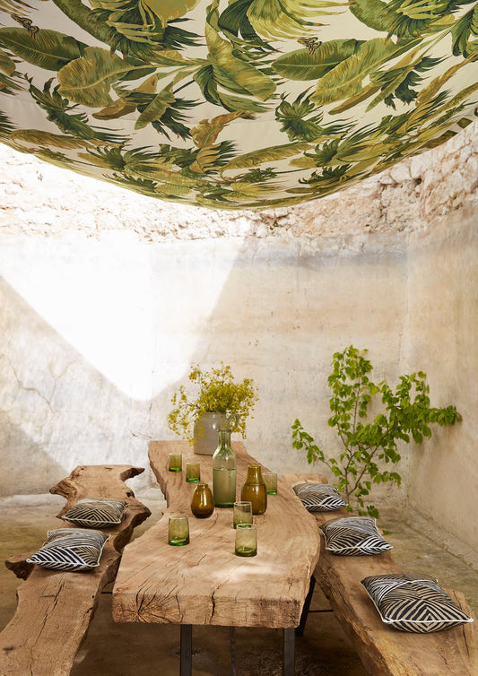 Bananier Fabric by Pierre Frey shown in a room setting (view 1)