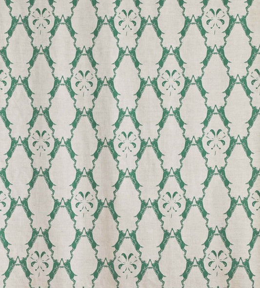 Boxing Hares Fabric by Barneby Gates Green