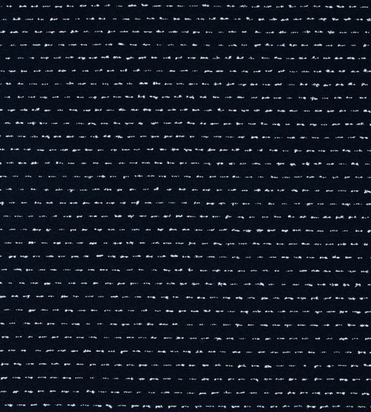 Bay Street Fabric by Christopher Farr Cloth Dark Indigo