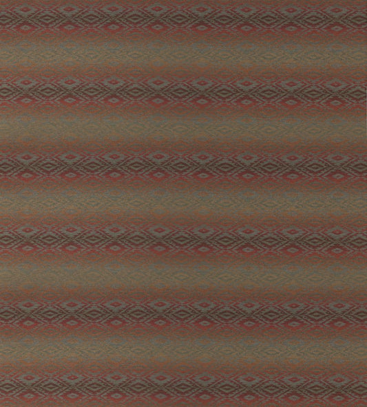 Beaumaris Fabric by Mulberry Home Red/Green