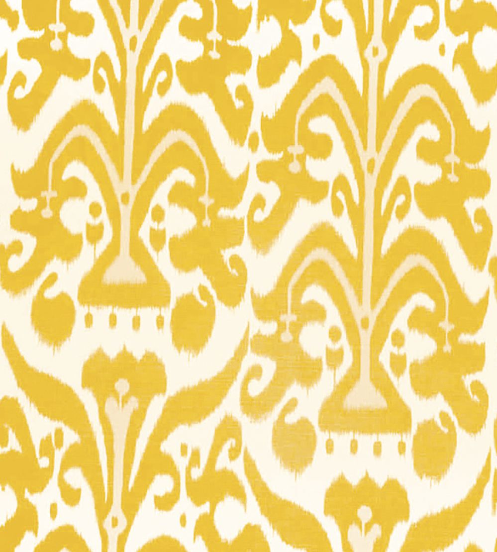 Belfour Fabric by Christopher Farr Cloth Lemon