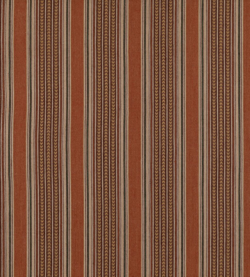 Berber Stripe Fabric by Mulberry Home Spice