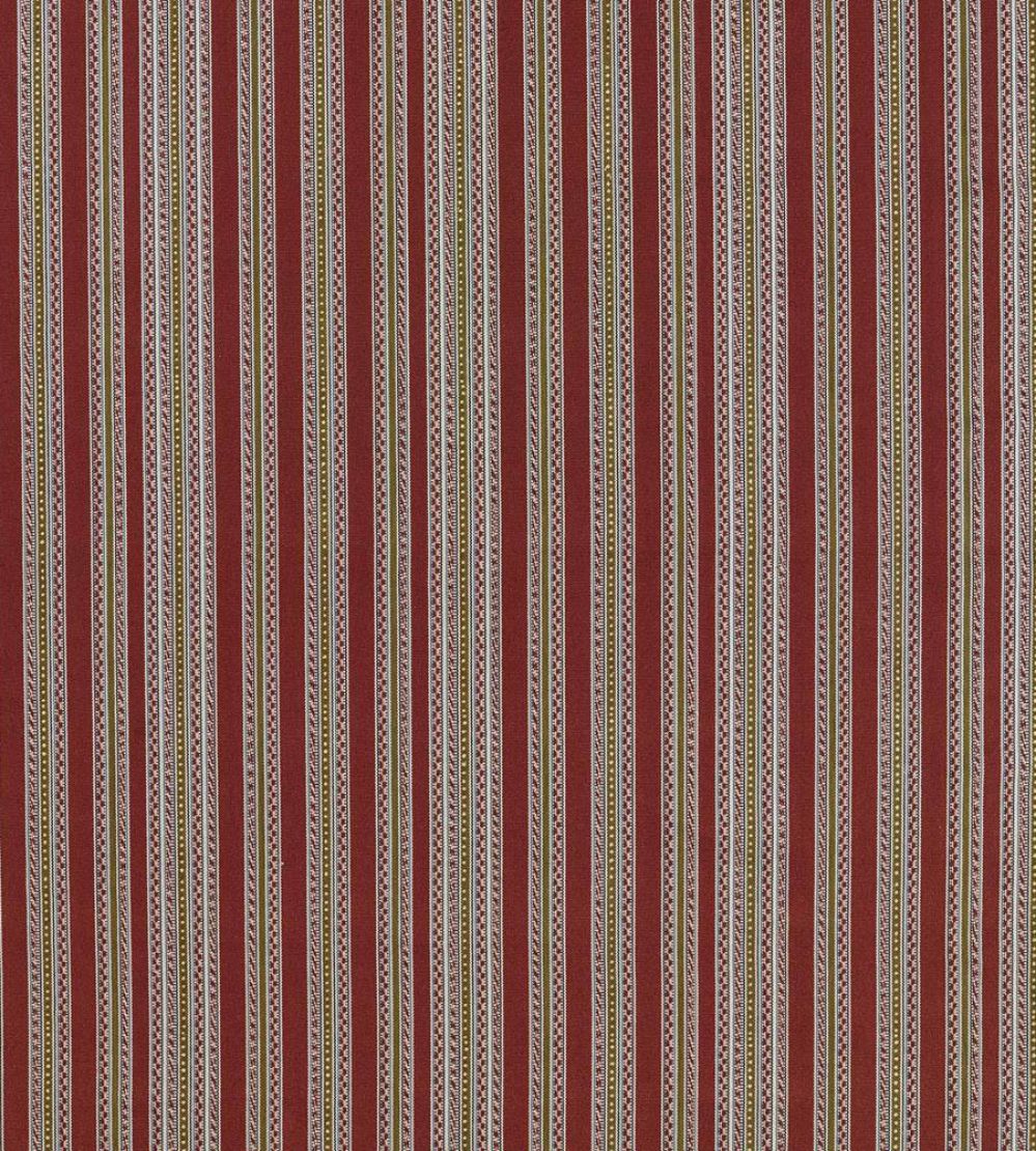 Bexleyheath Stripe Fabric by Morris & Co Wine