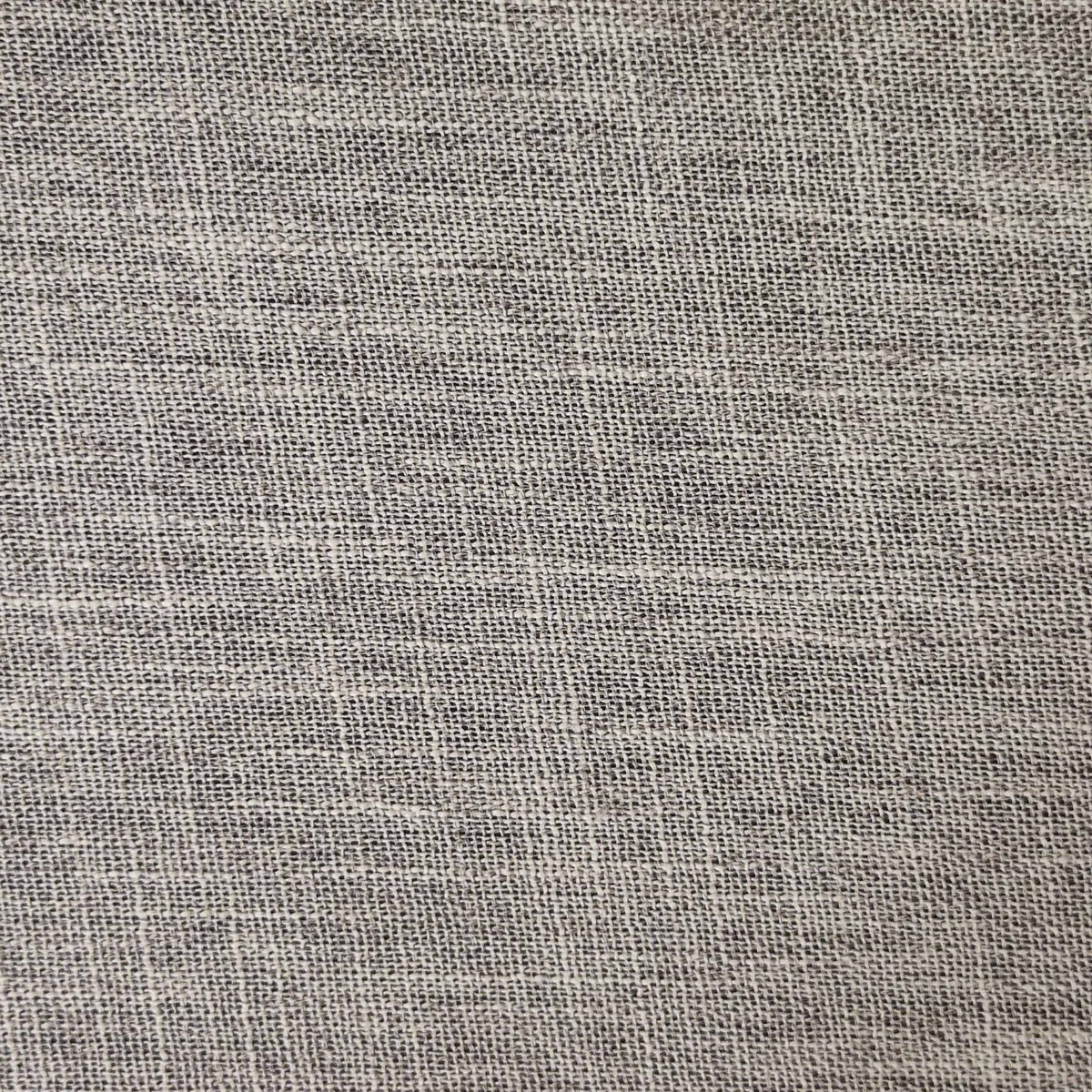 Black Out Linen fabric by Coordonné in White/Grey T6480009, flat pattern view