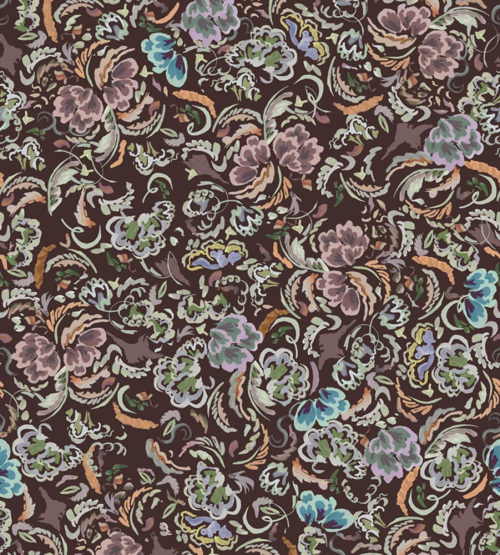 Bloomsbury Petite Wallpaper by Parker & Jules Conker