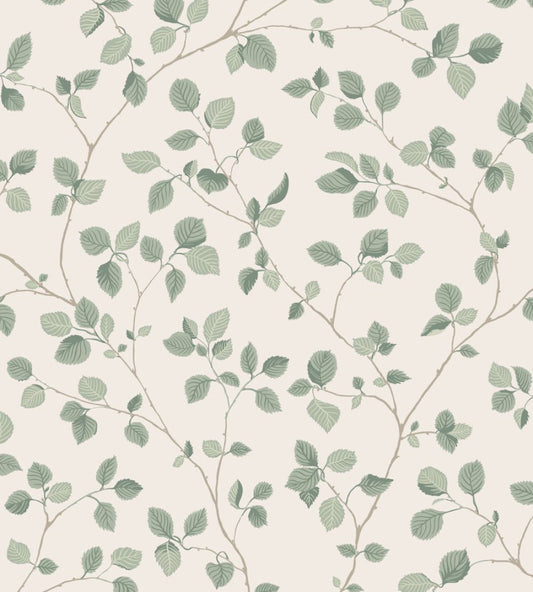 Bokskog Wallpaper by Sandberg Garden Green