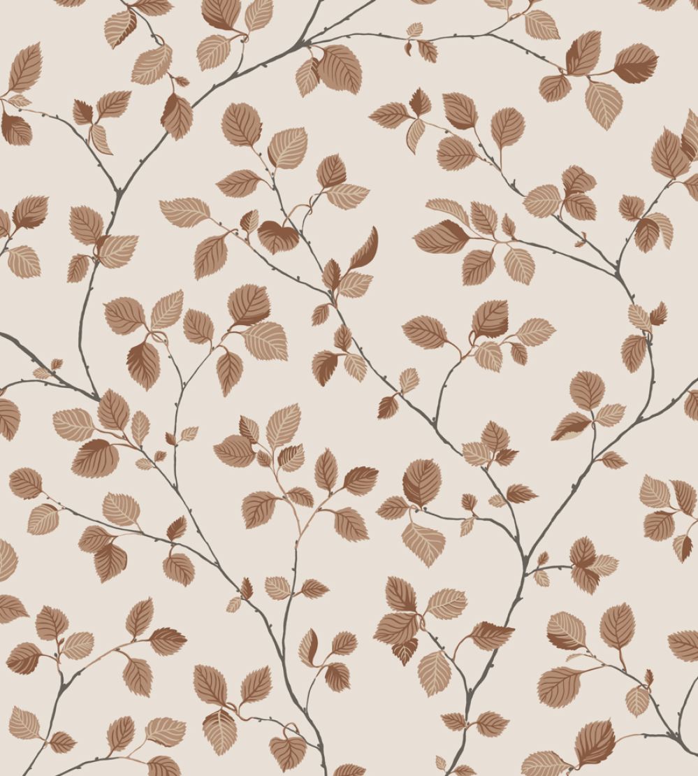 Bokskog Wallpaper by Sandberg Terracotta