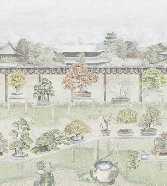Bonsai Garden Mural by Cole & Son Powder
