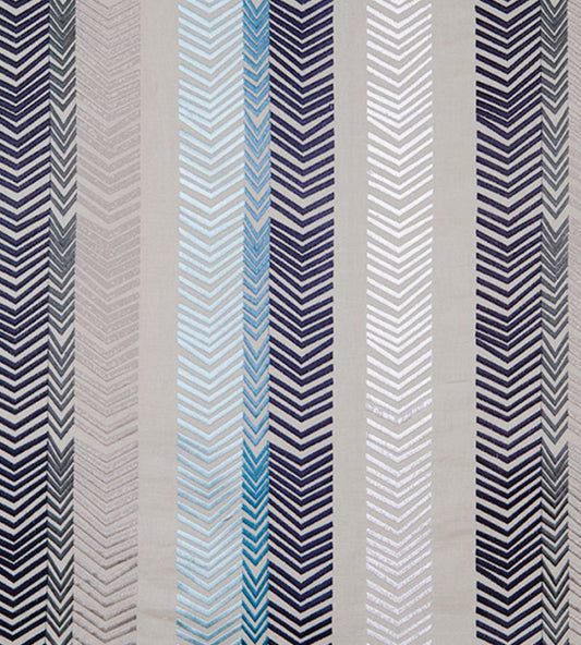 Bookend Fabric by Christopher Farr Cloth Navy