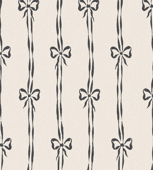 Bow Peep Wallpaper by Woodchip & Magnolia Charcoal