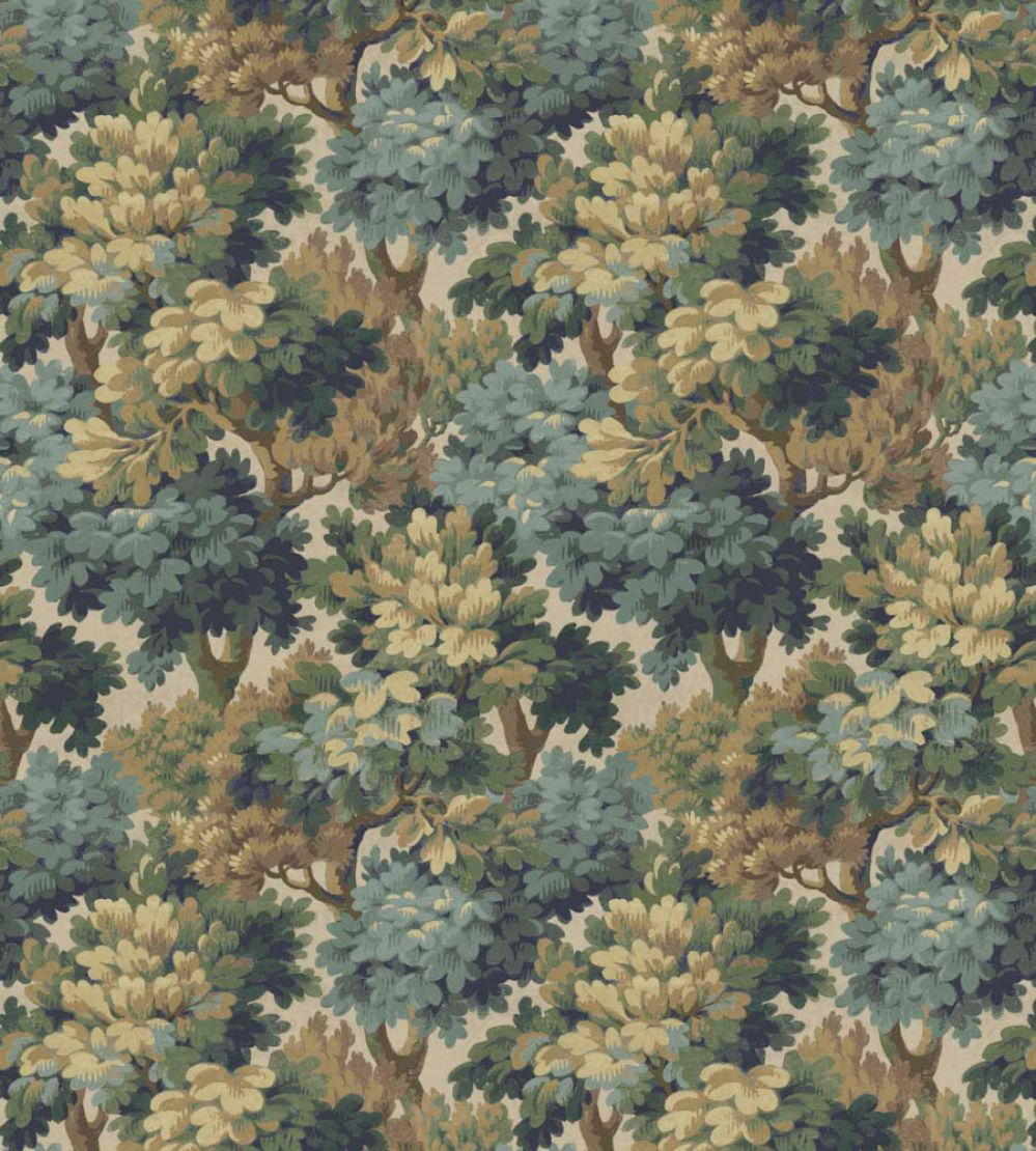 Broadhead Forest Wallpaper by Woodchip & Magnolia Lichen Green