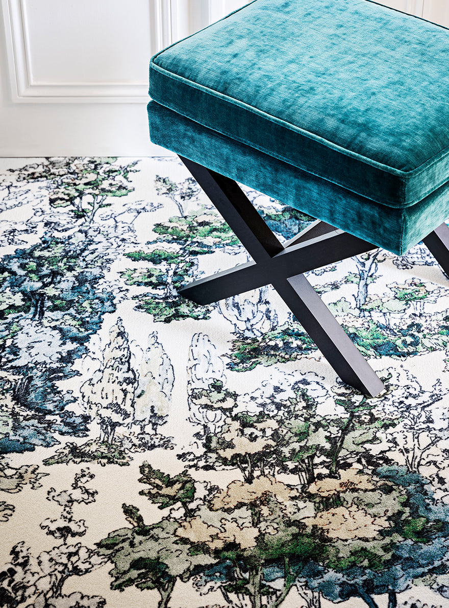 Broceliande Broadloom Carpet by Pierre Frey shown in a room setting (view 2)
