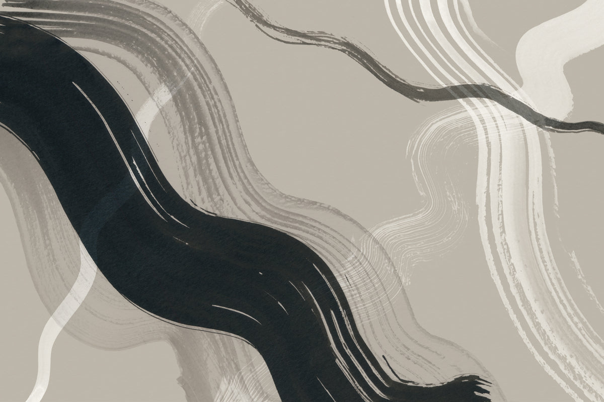 Brush Taupe mural by Hovia