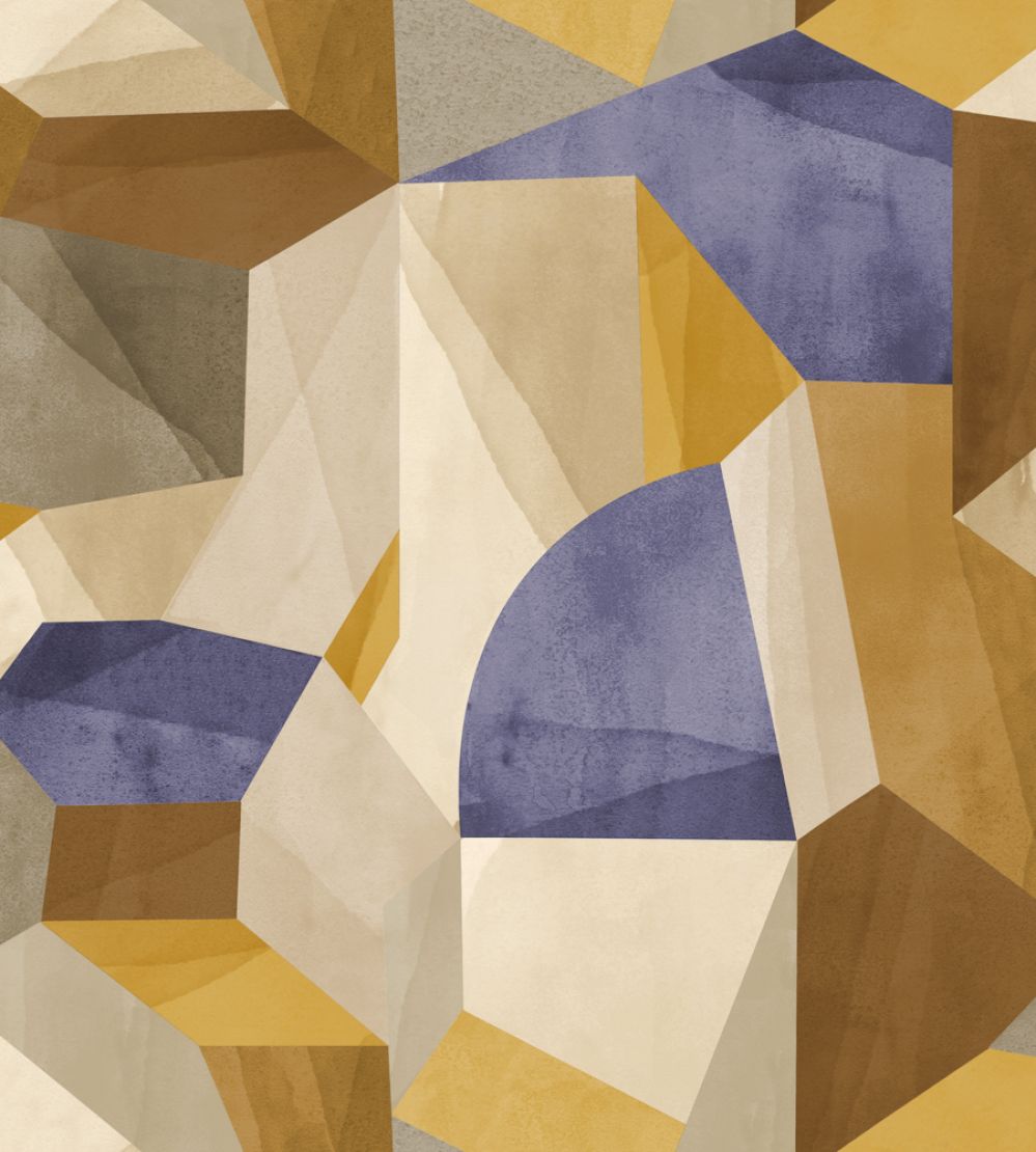 Buildings Wallpaper by Tres Tintas Lilac