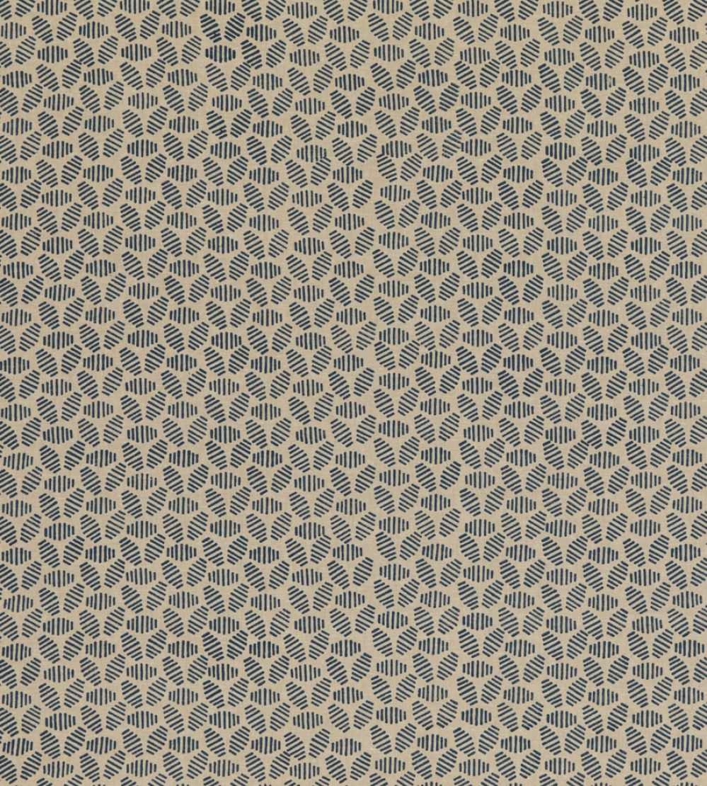 Bumble Bee Fabric by Baker Lifestyle Indigo