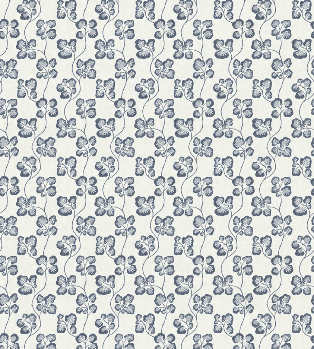 Cabbage Check Wallpaper by Josephine Munsey Bude Blue