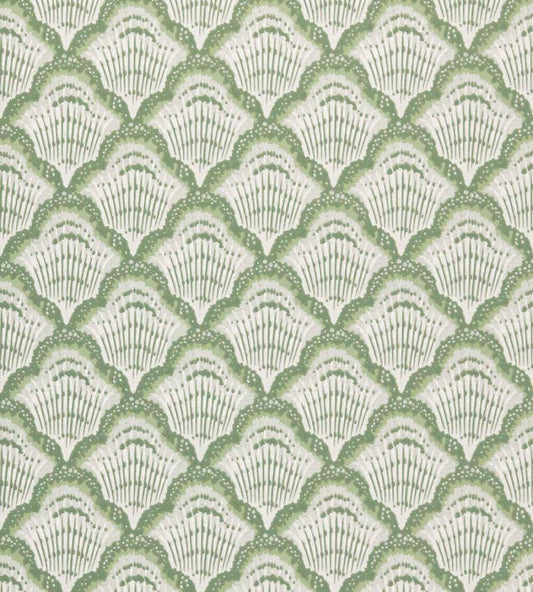 Calico Shell Wallpaper by 1838 Wallcoverings Verde