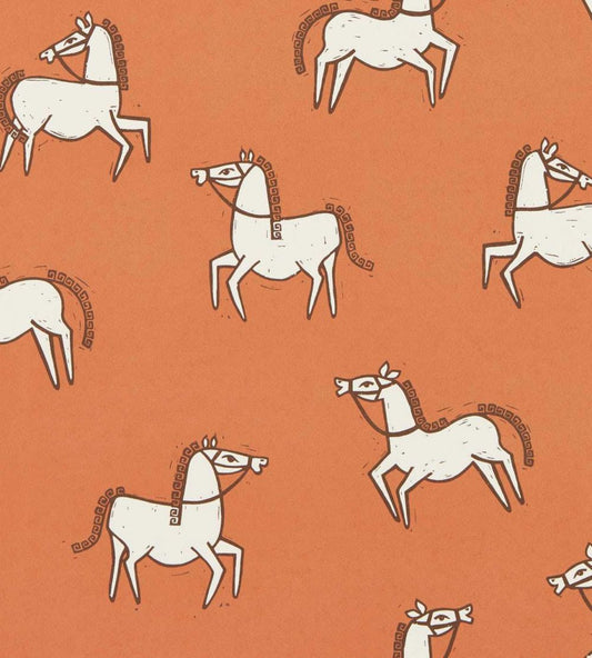 Canter Wallpaper by Scion Brick