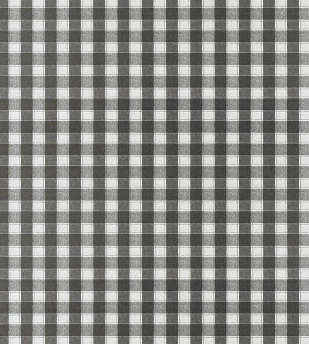 Checkers Wallpaper by Scalamandre Onyx