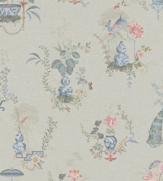 Chinese Porcelain Wallpaper by Eijffinger Sand
