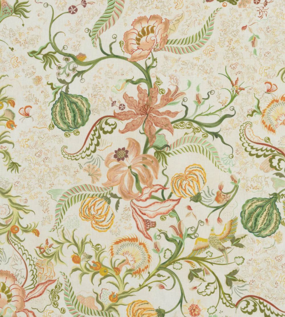 Chintz 21 Fabric by Parker & Jules Raffia Rose