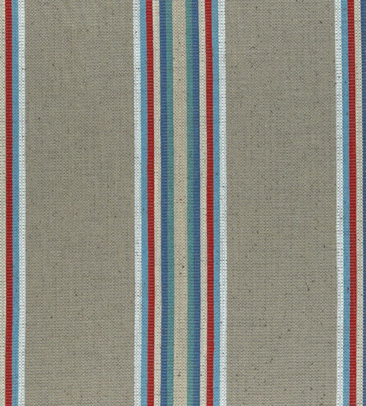 Imani Fabric by Clarke & Clarke Indigo/Red