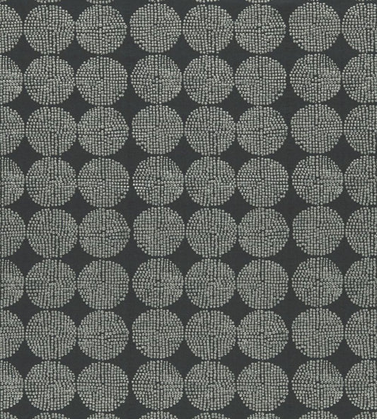 Kiko Fabric by Clarke & Clarke Charcoal