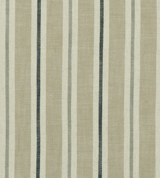 Sackville Stripe Fabric by Clarke & Clarke Natural