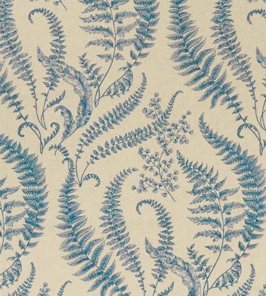 Folium Fabric by Clarke & Clarke Denim