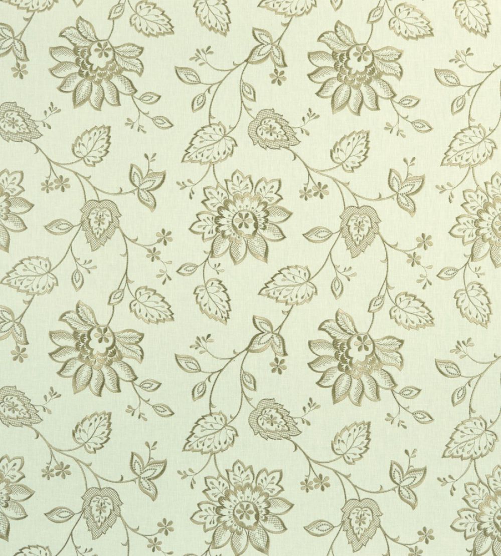 Liliana Fabric by Clarke & Clarke Linen