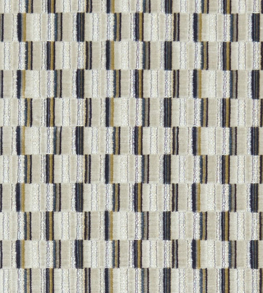 Cubis Fabric by Clarke & Clarke Denim