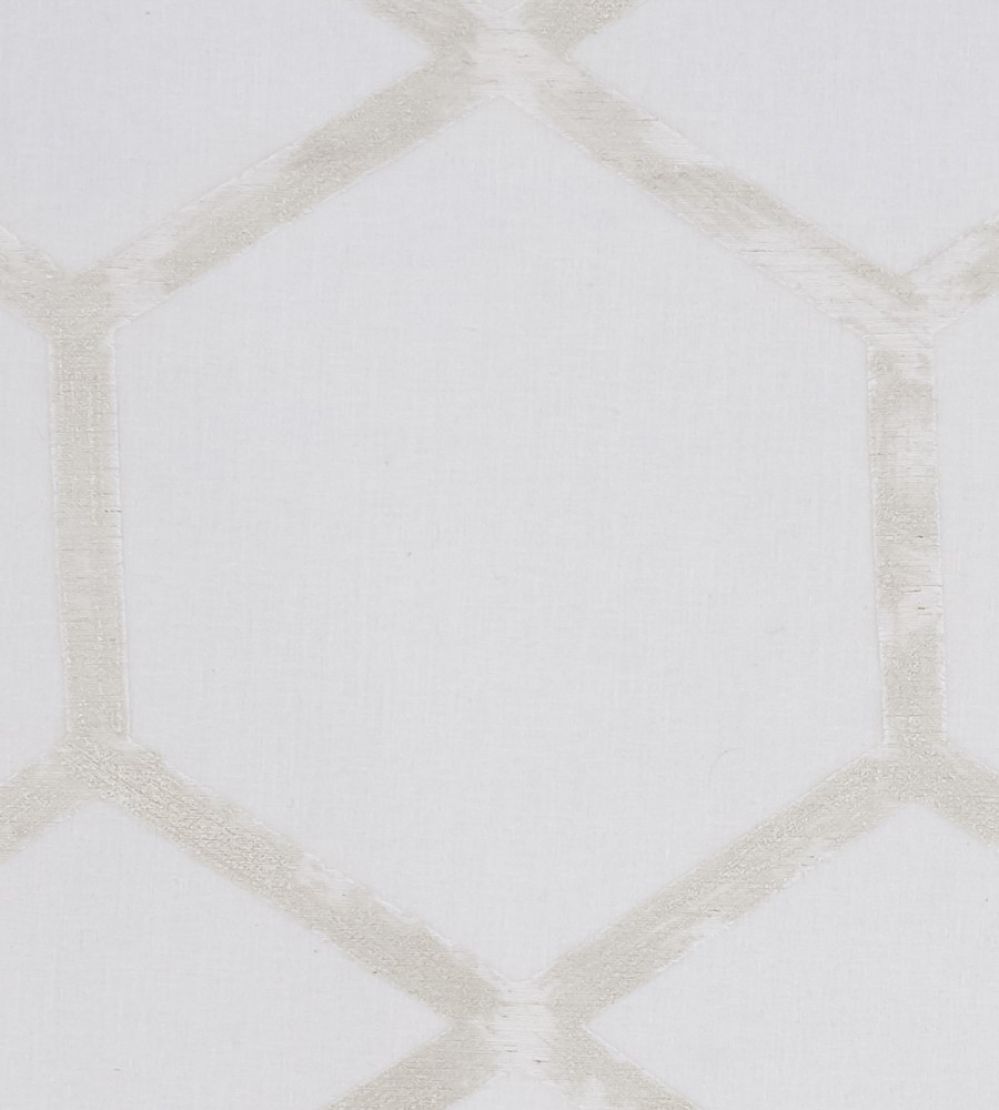 Forma Fabric by Clarke & Clarke Ivory/Siver