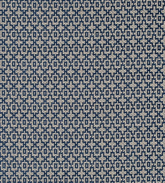 Mansour Fabric by Clarke & Clarke Indigo