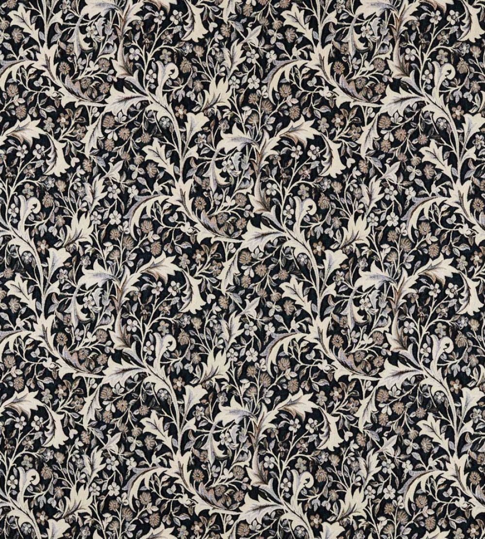 Clover & Vine Weave Fabric by Morris & Co Forest