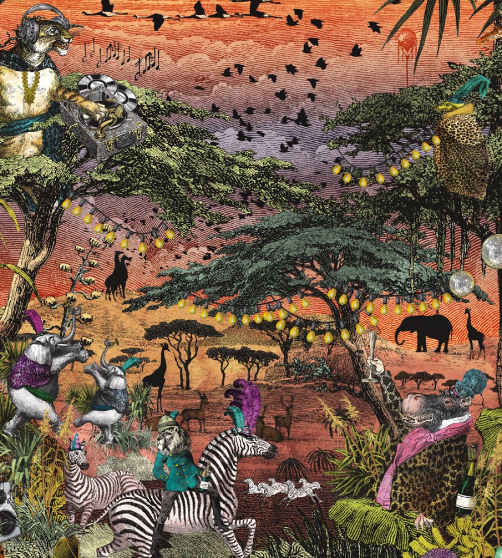 Club Safari Wallpaper by Brand McKenzie Sunset