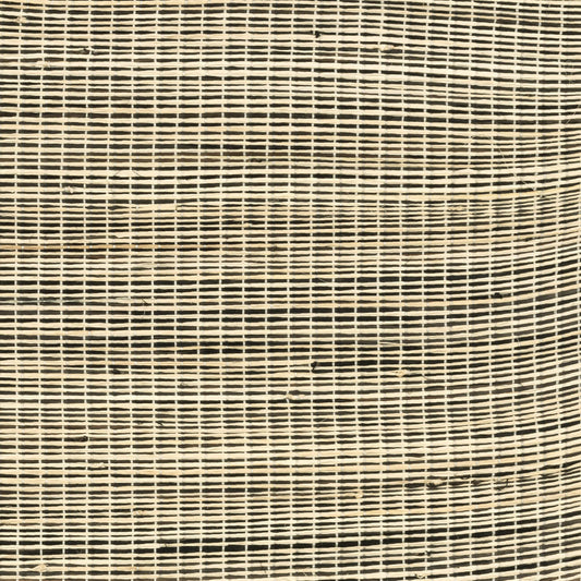 Raphia Petite Écaille Fabric by CMO Paris in Black