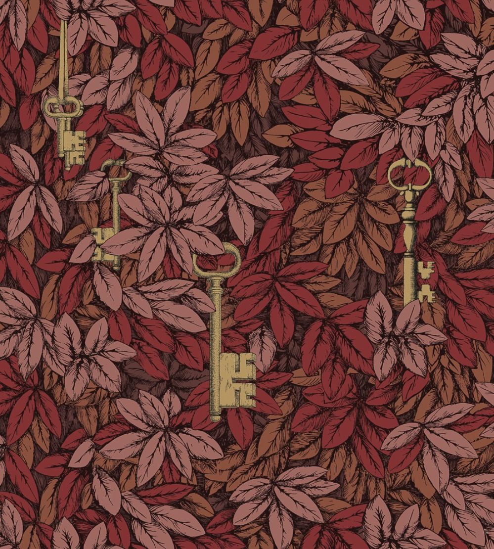 Chiavi Segrete Wallpaper by Cole & Son Autumnal Leaves