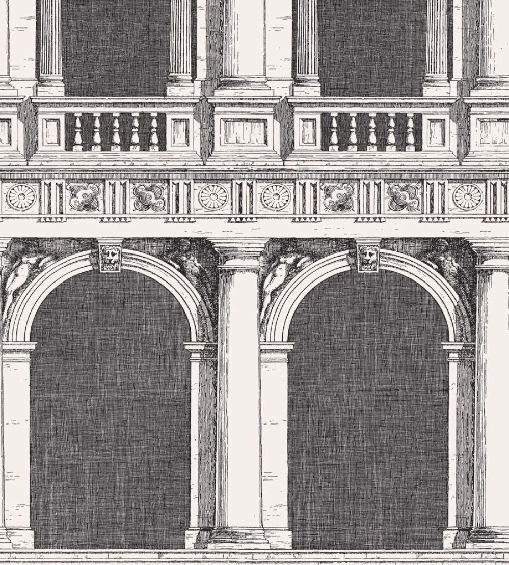 Procuratie Wallpaper by Cole & Son Black and White