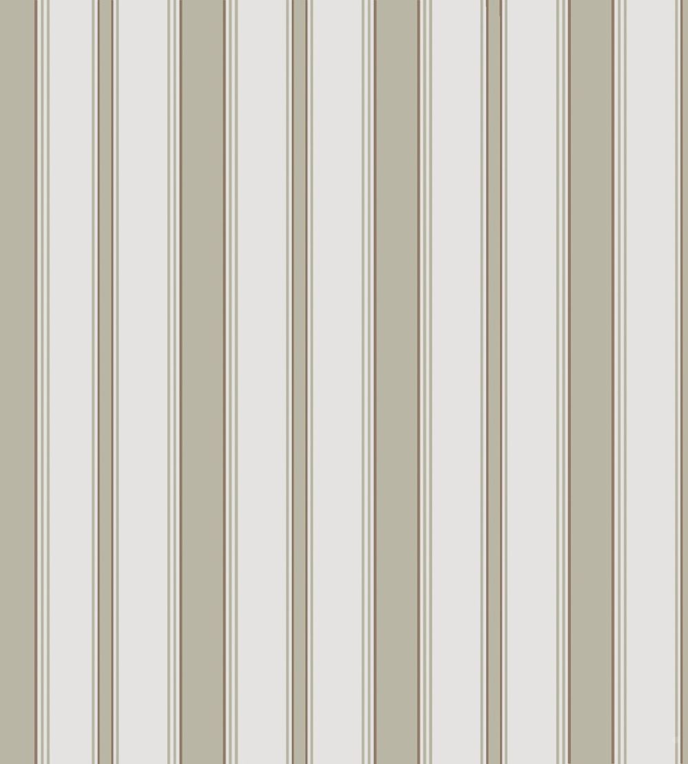 Cambridge Stripe Wallpaper by Cole & Son Soft Green
