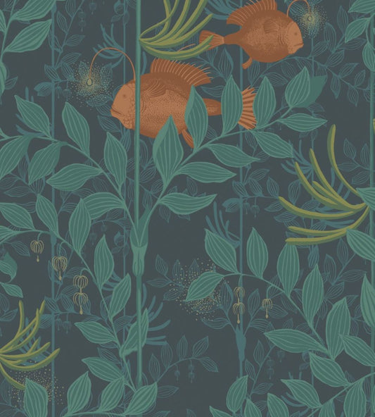 Nautilus Wallpaper by Cole & Son Dark Green