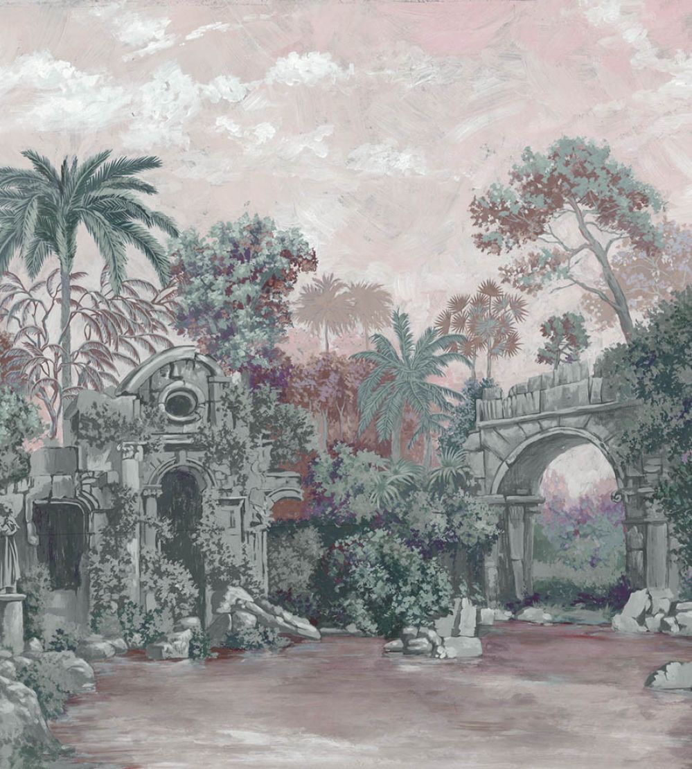 Colonial Mural by Coordonne Pink