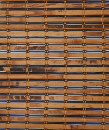 Coronado Lanai natural woven shade swatch in Tortoise, Pinnacle MB01