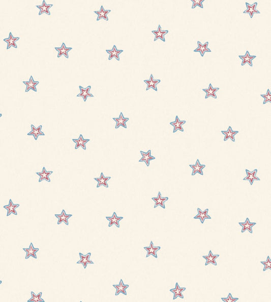 Cosmic Wallpaper by Woodchip & Magnolia Blue/Red