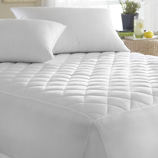 Cotton Mattress Pad by Downright, detail view