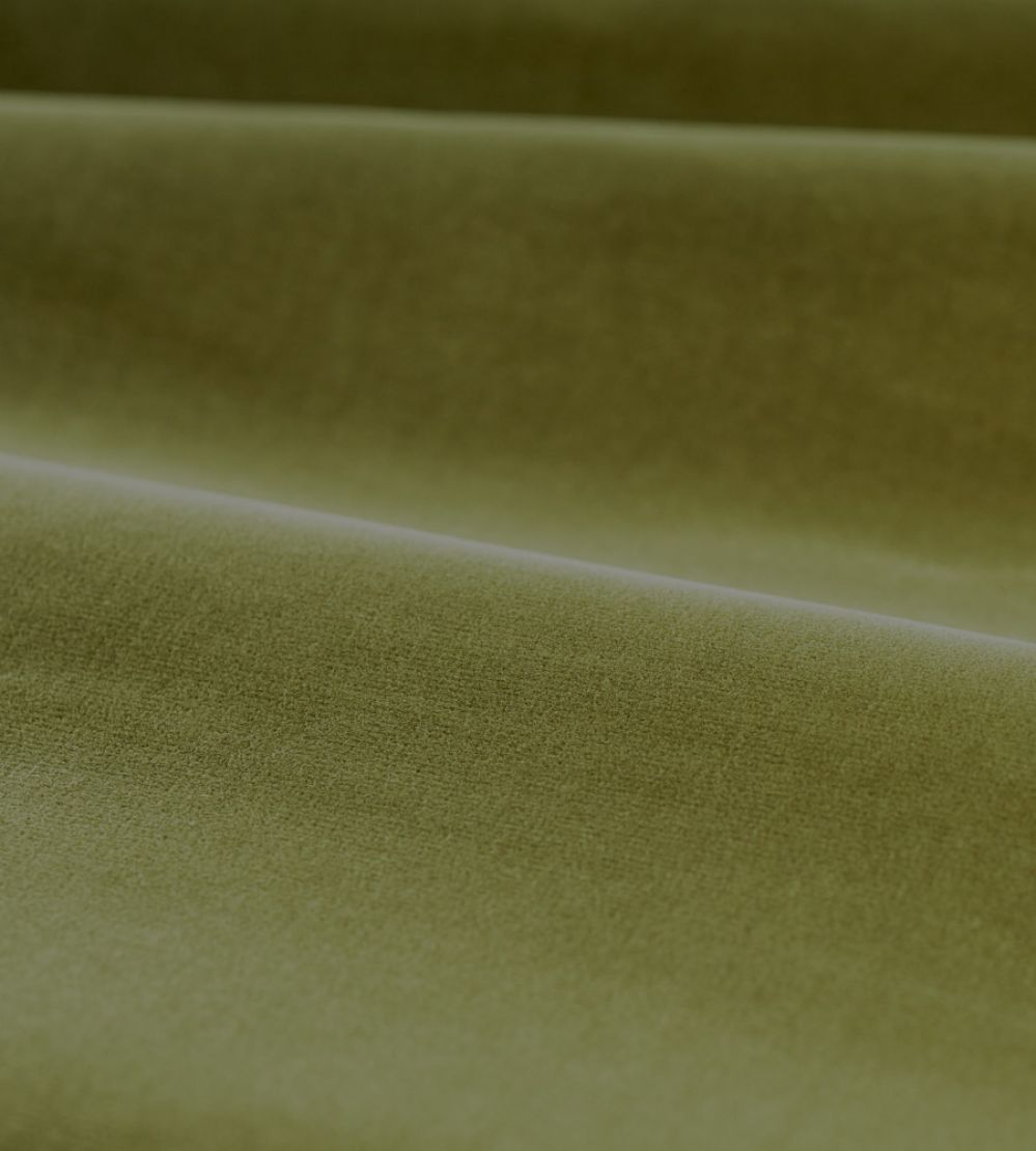 Cotton Velvet Performance Fabric by Zoffany Olive